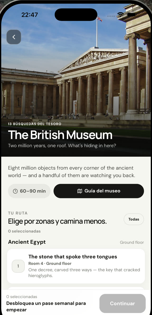 Búsquedas en lugares reales